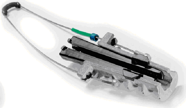 Зажим натяжной диам. 9.5-11мммм 15кН до100м Telenco PA 1500 Зажим натяжной диам. 9.5-11мммм 15кН до100м Telenco PA 1500