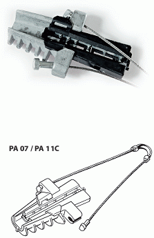 Зажим натяжной d4-7мм, 7.3кН РА 07 300 Зажим натяжной d4-7мм, 7.3кН РА 07 300