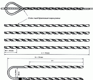 Зажим натяжной спиральный 12.5-13.6мм 10Кн GSDE AR 1250 Зажим натяжной спиральный 12.5-13.6мм 10Кн GSDE AR 1250