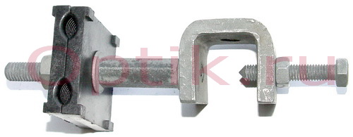 Зажим шлейф 08-18мм 2кабеля спуск по столбу пластик струбцина СШ.ОКСН/8-18 Зажим шлейф 08-18мм 2кабеля спуск по столбу пластик струбцина СШ.ОКСН/8-18