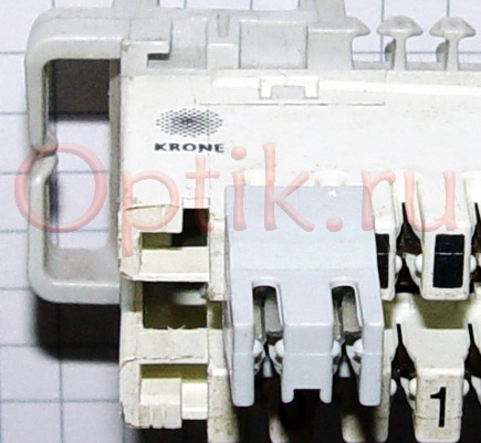Адаптер переключающий 2/1 на 1 пару без маркировки KRONE 6089 2 093-00 Адаптер переключающий 2/1 на 1 пару без маркировки KRONE 6089 2 093-00