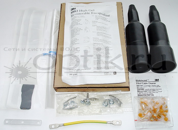 Муфта телефонная 20 пар компрессионная разветвительная МВССК 20 (13/20Е) 3M XT-0045-0056-4 Муфта телефонная 20 пар компрессионная разветвительная МВССК 20 (13/20Е) 3M XT-0045-0056-4