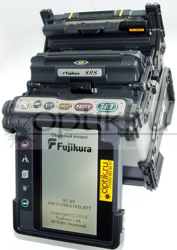 Сварочный аппарат оптического волокна Fujikura FSM-80S автоматический, русское меню, юстировка по жиле