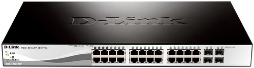  241000PoE + 4SFP  D-Link DGS-1210-28P/B1A