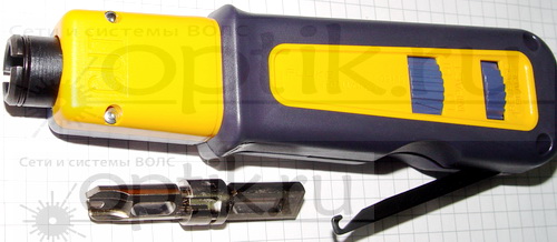 Устройство заделки с ножом 66/110 типа и обрезкой Fluke D914S Устройство заделки с ножом 66/110 типа и обрезкой Fluke D914S