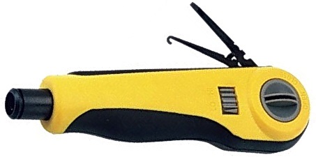 Устройство заделки, без ножа, Twist-Lock ударный, пенал, крюк, отвертка HT-3640R Устройство заделки, без ножа, Twist-Lock ударный, пенал, крюк, отвертка HT-3640R